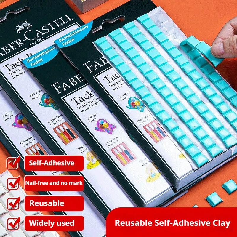 50g/75g Reusable Adhesive Putty Sticky Tack Non-Toxic Removable Wall Safe Tack Putty Tabs Tack for Poster Photo Frames Decor