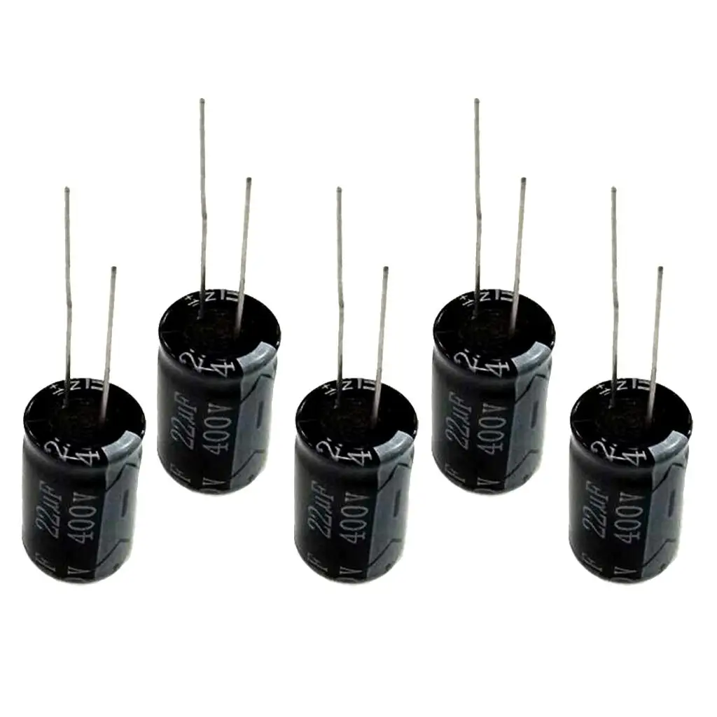 22uF 400V Aluminum Electrolytic Impedance Radial Suitable for Switching Voltage Filtering Small Size and Easy to Carry