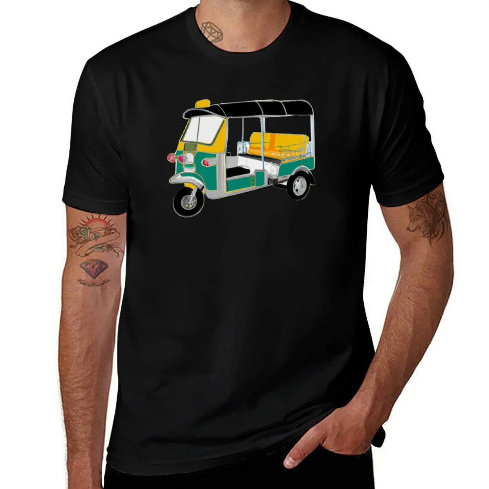 

Auto rickshaw, tuk tuk T-Shirt aesthetic clothes summer clothes cheap stuff Men's t-shirt