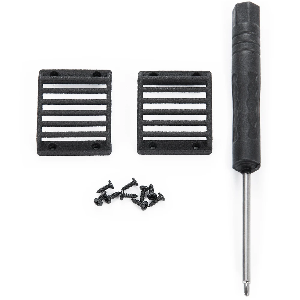 MIBIDAO Nylon Front Light Headlight Lamp Guard Grille Cover Protective Net Lampshade for TRX-4M Defender 1/18 RC Car Truck Model