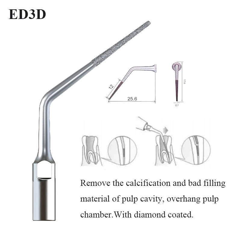 Dental Ultrasonic Scaler Tip Scaling Periodontics Endodontics Endo Perio Scaling Tips G P E fit for SATALEC DTE NSK