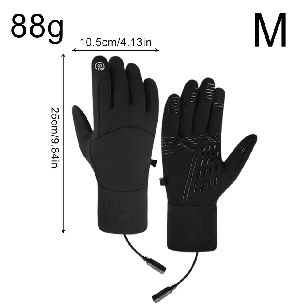 Winter USB-verwarmingshandschoenen Warme elektrisch verwarmde handschoenen Touchscreen Warmte Verwarming Fietsen Thermische warmtehandschoenen Motorhandschoenen