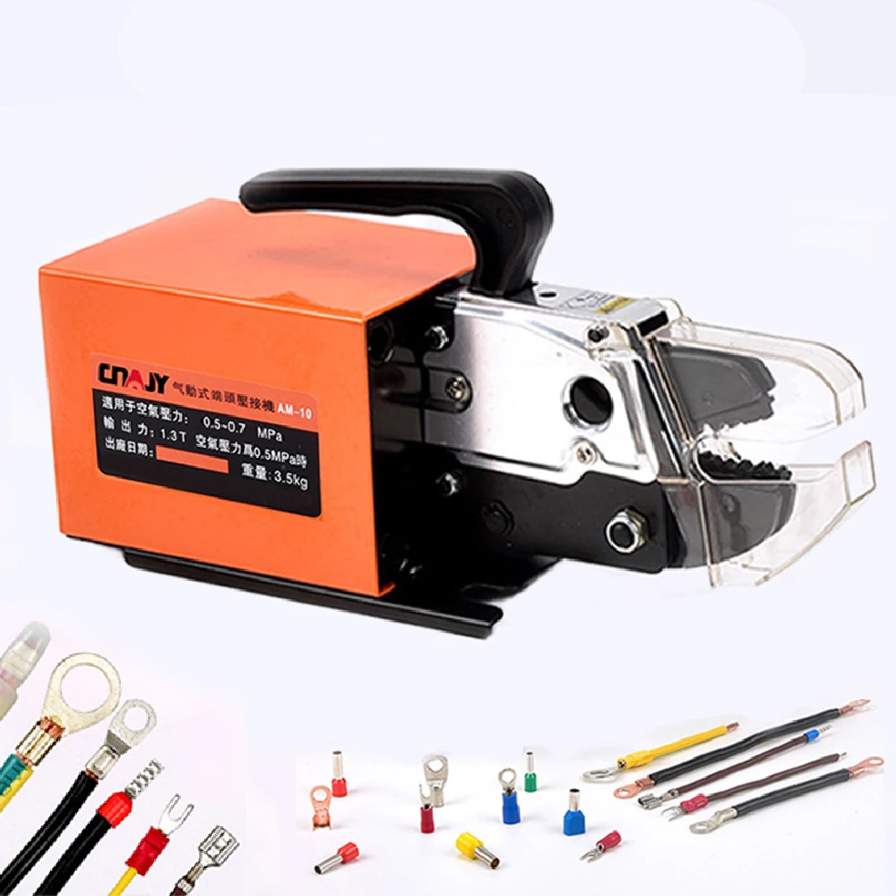 

Pneumatic Terminal Crimping Machine Pneumatic Crimping Tools Air Crimper for Kinds of Terminals Cable Tools Wire Crimp