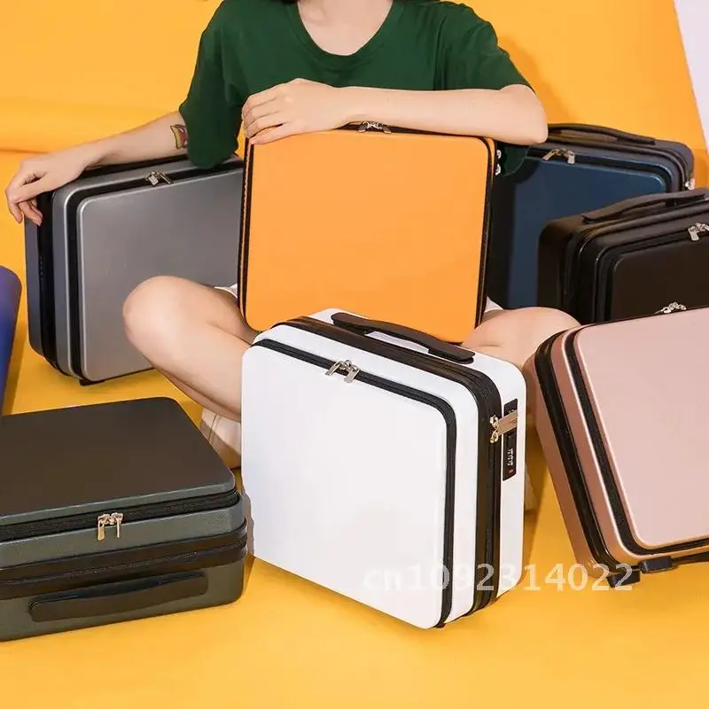 

Front Suitcase Inch Female Mini Cute Fashion Trend Student Makeup Case Portable Portable 16 Multifunctional Small