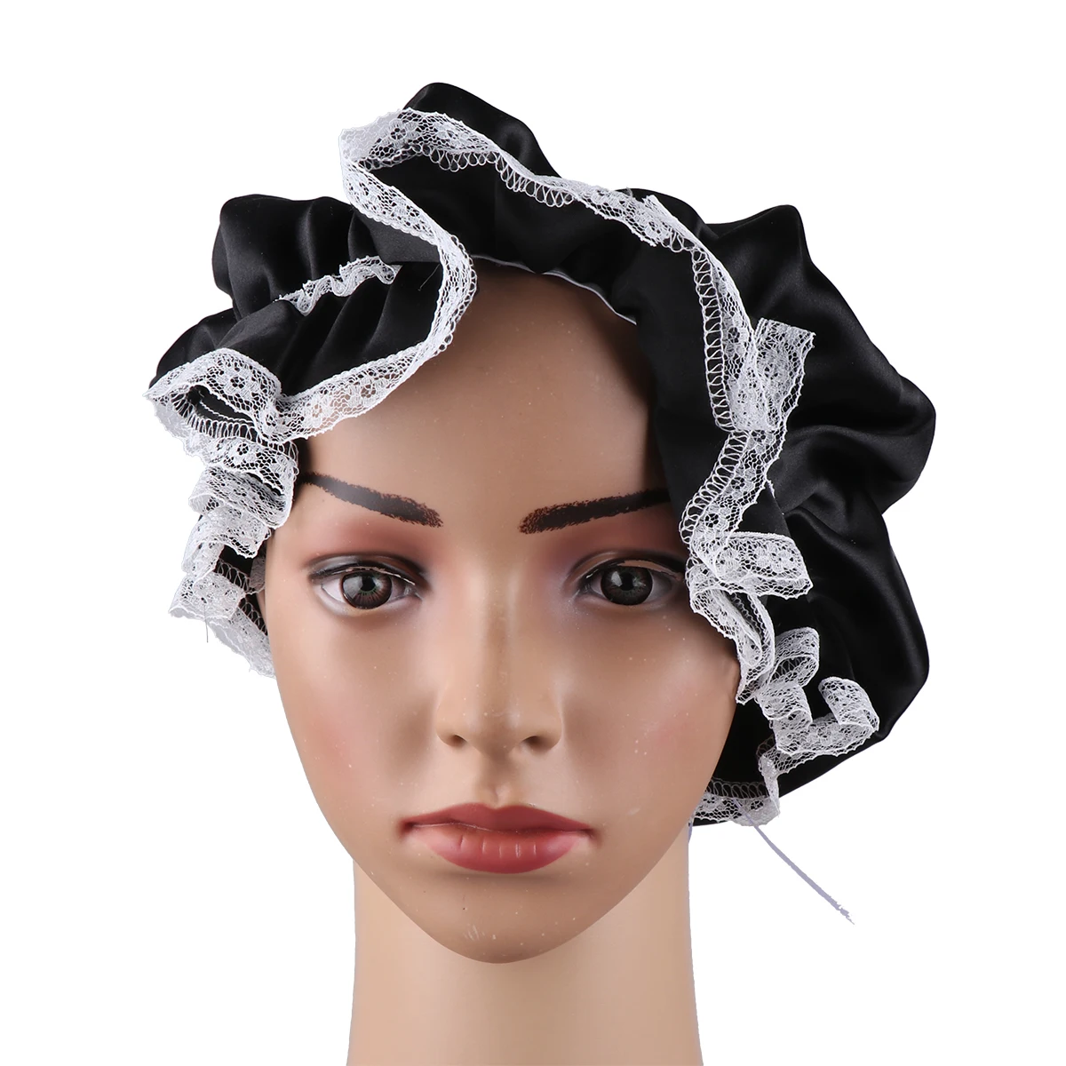 

Headgear Silk Women's Bonnet for Curly Hair Sleep Bonnets Lady Sleeping