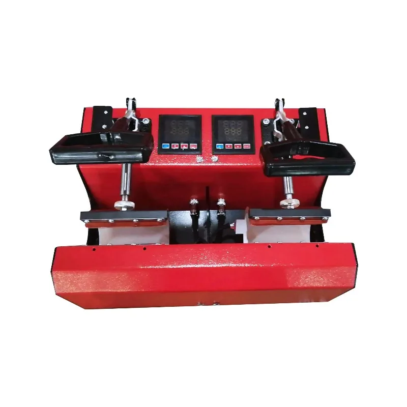 BY-012F عالية الكفاءة 2 في 1 القدح التسامي آلة الصحافة نقل الحرارة مع الصحافة الحرارة صبغ التسامي