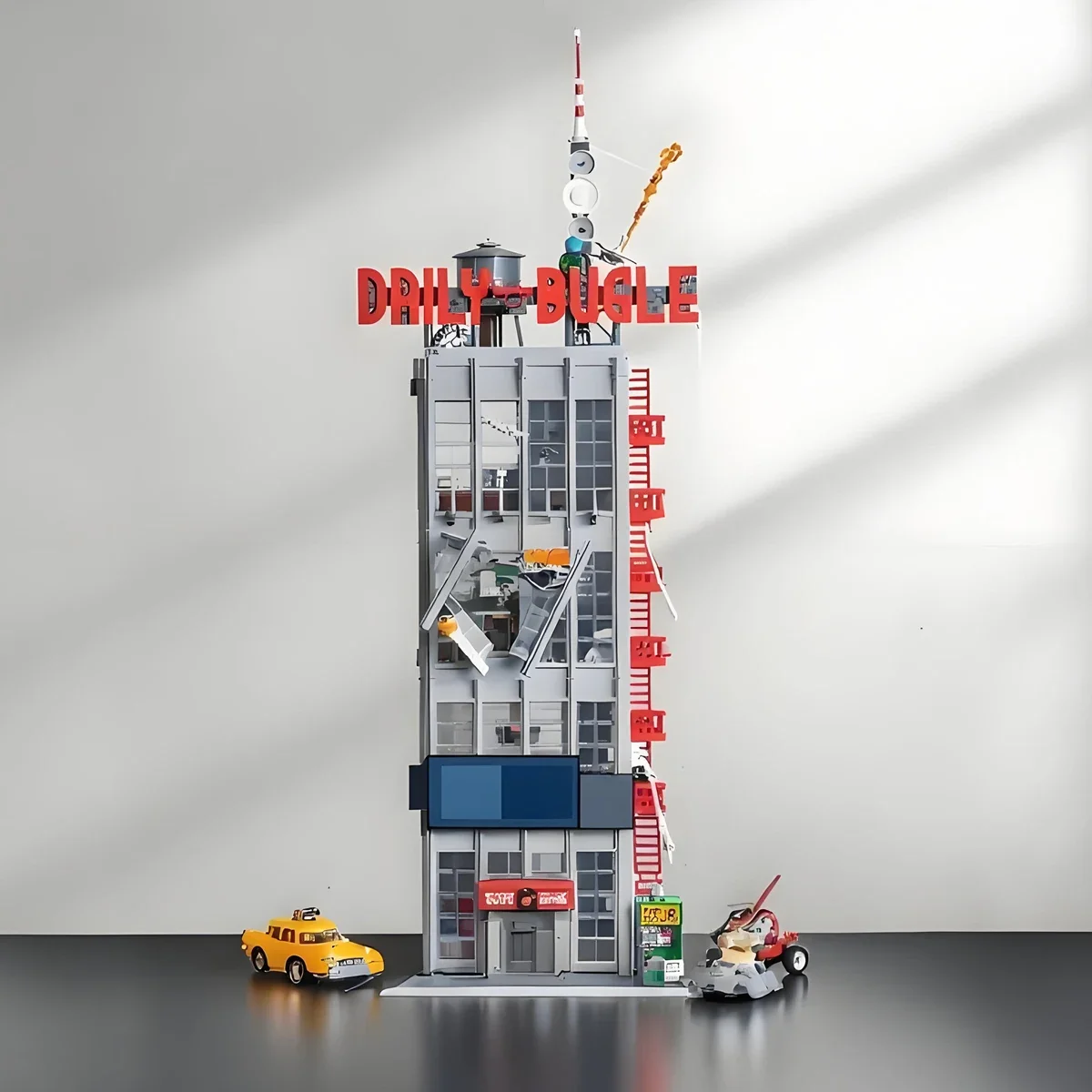 3700 + قطعة نيويورك اليومية أبطال MOC-76178 مدينة برج StreetView أرقام لعبة الشارع عرض نموذج اللبنات الطوب هدية #2