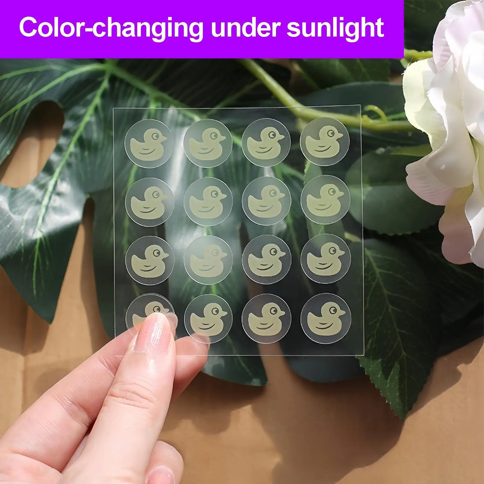 

UV Detecting Patches UV Test Stickers For Sunscreen Sunny Detection Patch Sun Protection Reminder Safe