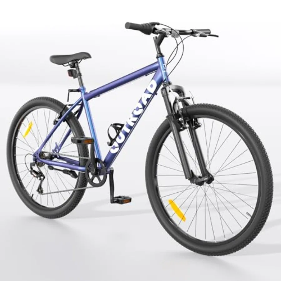 

26 inch Mountain Bike 7/21 Speeds Lightweight Cycling Bicycles Dual Disc/V Brake Metal Frame Bicycle for Men and Women Adult Ra