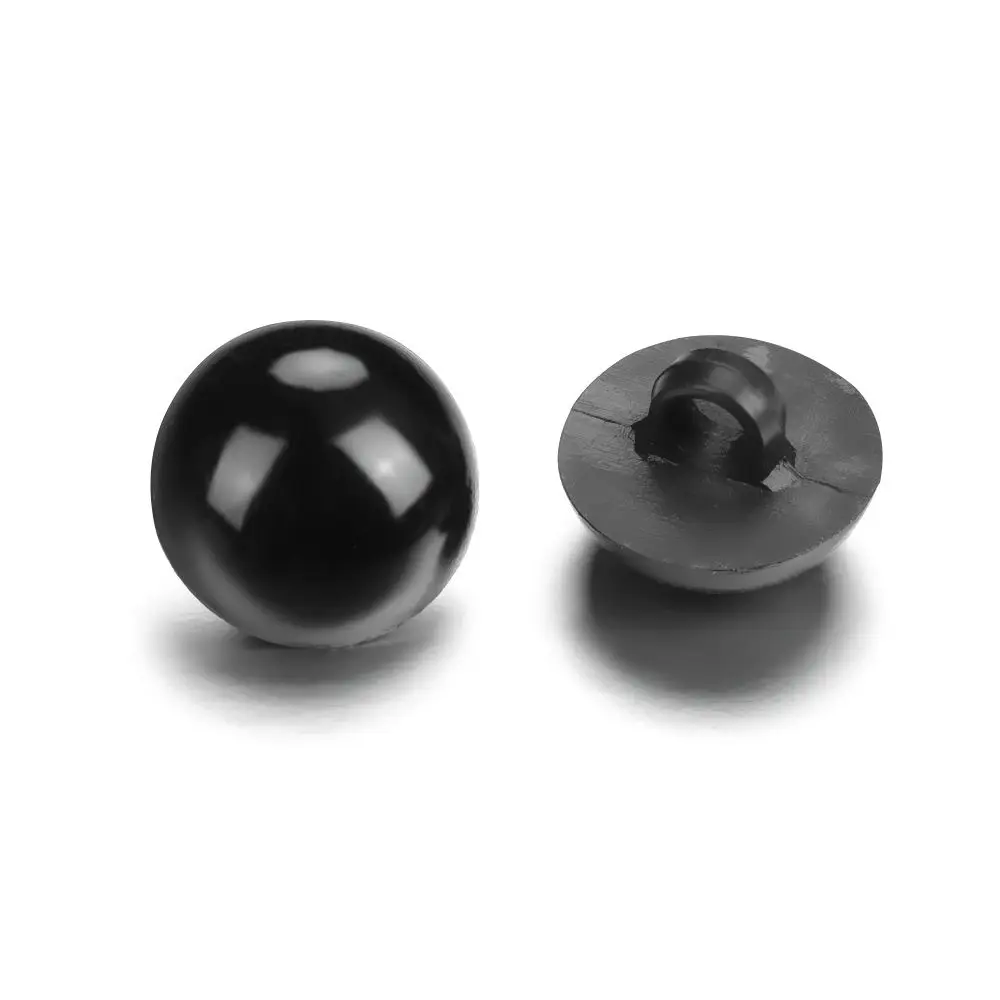 50pcs 9-25mm Black Plastic Safety Eyes For Bear Doll Animal Puppet Crafts Children Kids DIY Hand-sewing Buckle Toys
