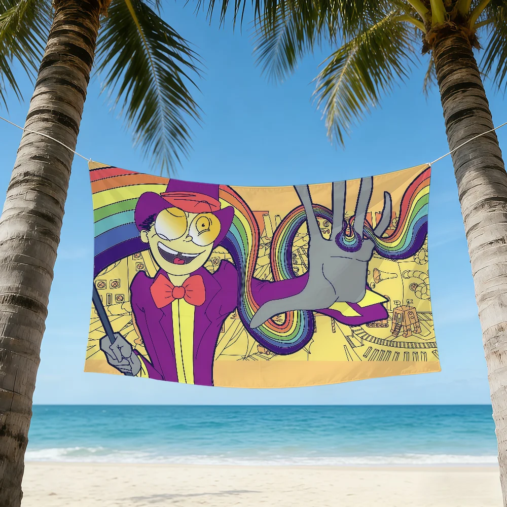 Cartoon S-Superjail-ES flag Best Price For Outdoor Camping Party Club Banner Decoration Ornaments