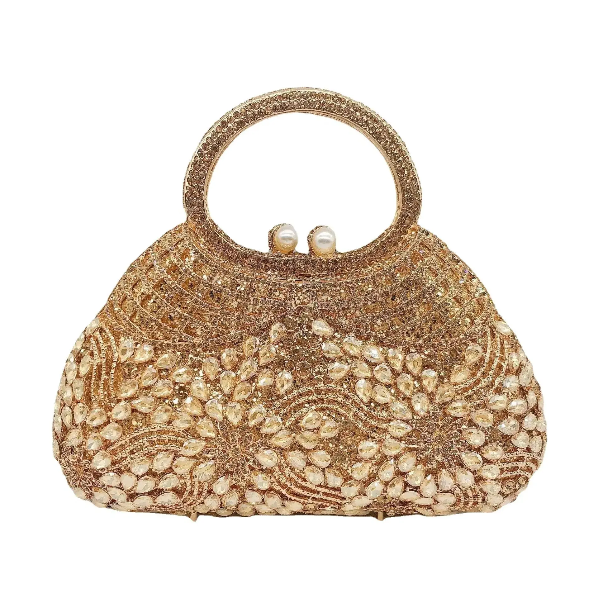 

Женский клатч через плечо большой емкости, инкрустированный бриллиантами, ручной клатч со стразами для ужина, банкета, ручной