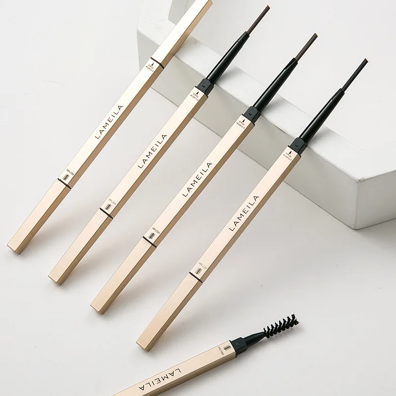 

Double headed eyebrow pencil, extremely fine, waterproof, sweat resistant, and long-lasting