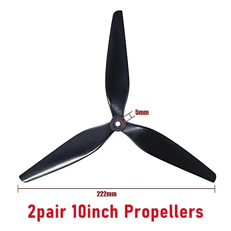 Mark4 V2 10 Zoll FPV Rahmen Combo Set F405 V3S FC 60A 4-in-1 ESC 3115 900KV Motor Propeller ELRS für RC FPV Freestyle Racing Drone