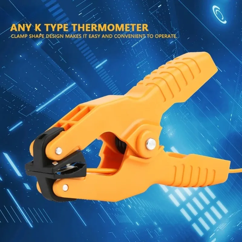 HT-05 K Type Thermocouple Sensor Temperature Lead Pipe Clamp 1~3/8