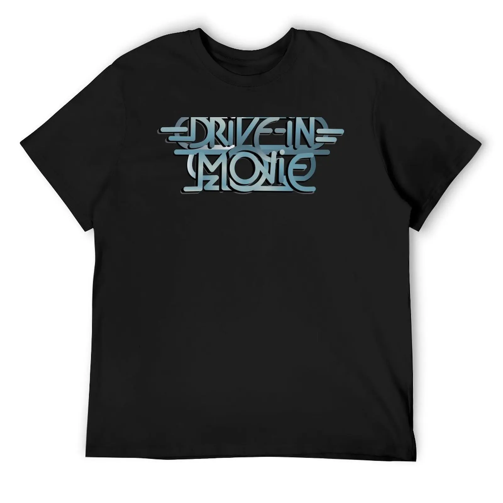 DRIVE IN MOVIE 80'S ERA LOGO T-Shirt blacks anime customs design your own men tshirt