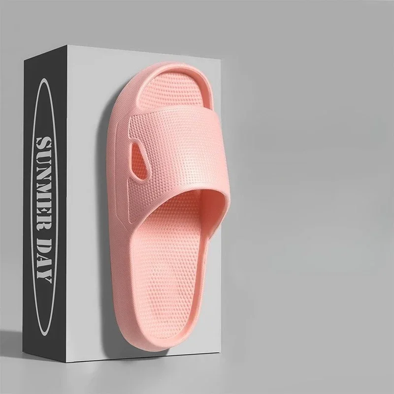 سميكة منصة سحابة النعال إيفا لينة وحيد وسادة الشرائح الصيف الشاطئ الوجه يتخبط النساء عدم الانزلاق الحمام المنزل النعال