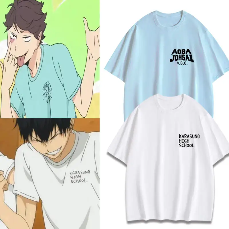 Anime Haik !!! Yuu Shoyo Hinata Daily Outfit T-Shirt Cosplay karasuno Uniform Kei Tsukishima For Hallowmas Carnival Role Play