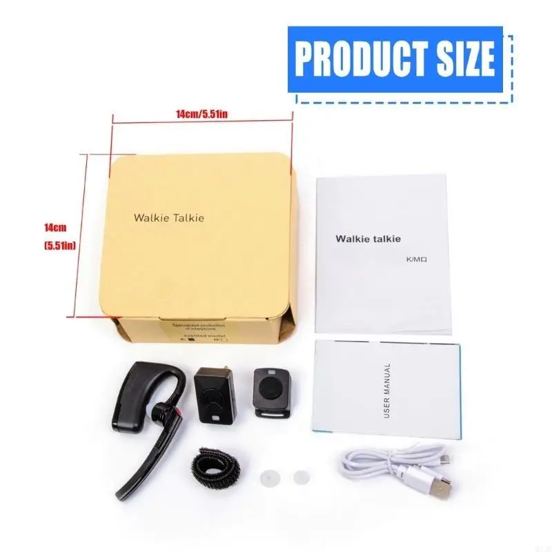 Q1JC fone ouvido Easy & Talk Hands Frees Earbud Plastic for Devices GP88 CP88