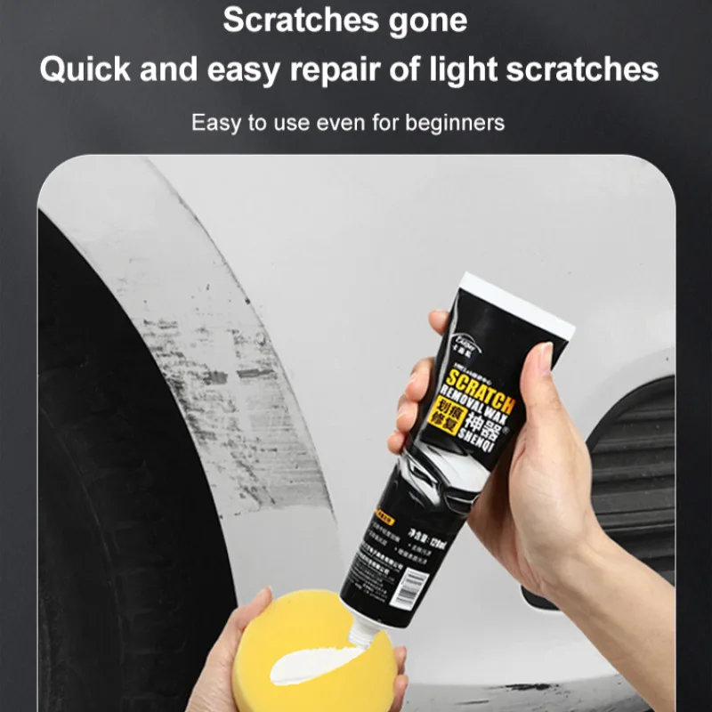 Car Scratch Wax Polishing Paint Car Wax Deep Scratch Remover White Car Wax  Auto Body Grinding Compound Anti Scratch Wax