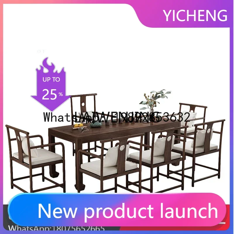 

Набор для чаепития LYY: новый китайский чайный стол и стулья из массива ясеня в стиле дзен для дома