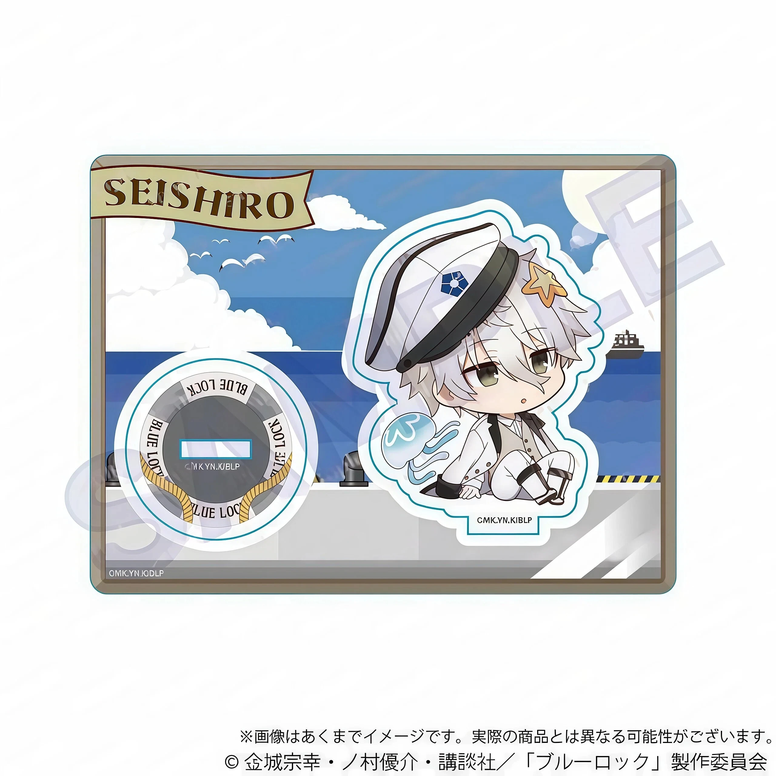 Nagi Seishiro Mikage Reo Cute Anime Figures Acrylic Stands Itoshi Rin Model Prop Keychain Fans Collectible Birthday Gift