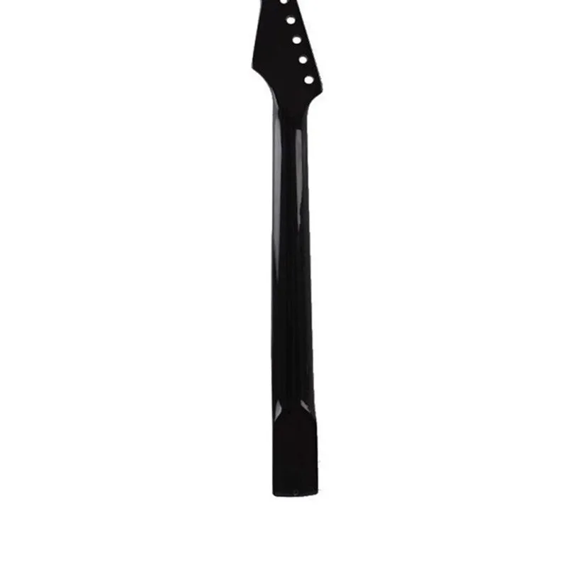 Disado 21 22 Bünde Ahorn E-Gitarre Hals Ahorn Griffbrett Inlay Punkte Schwarz Glänzende Farbe Gitarre Zubehör Teile – Detail 3