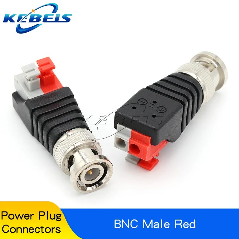 2/5/10 Stück DC 12V BNC-Steckverbinder (männlich/weiblich) 5,5*2,1mm/2,5mm Schweißfreie Stromversorgung DC-Steckeradapter Buchsen für LED-CCTV-Kameras