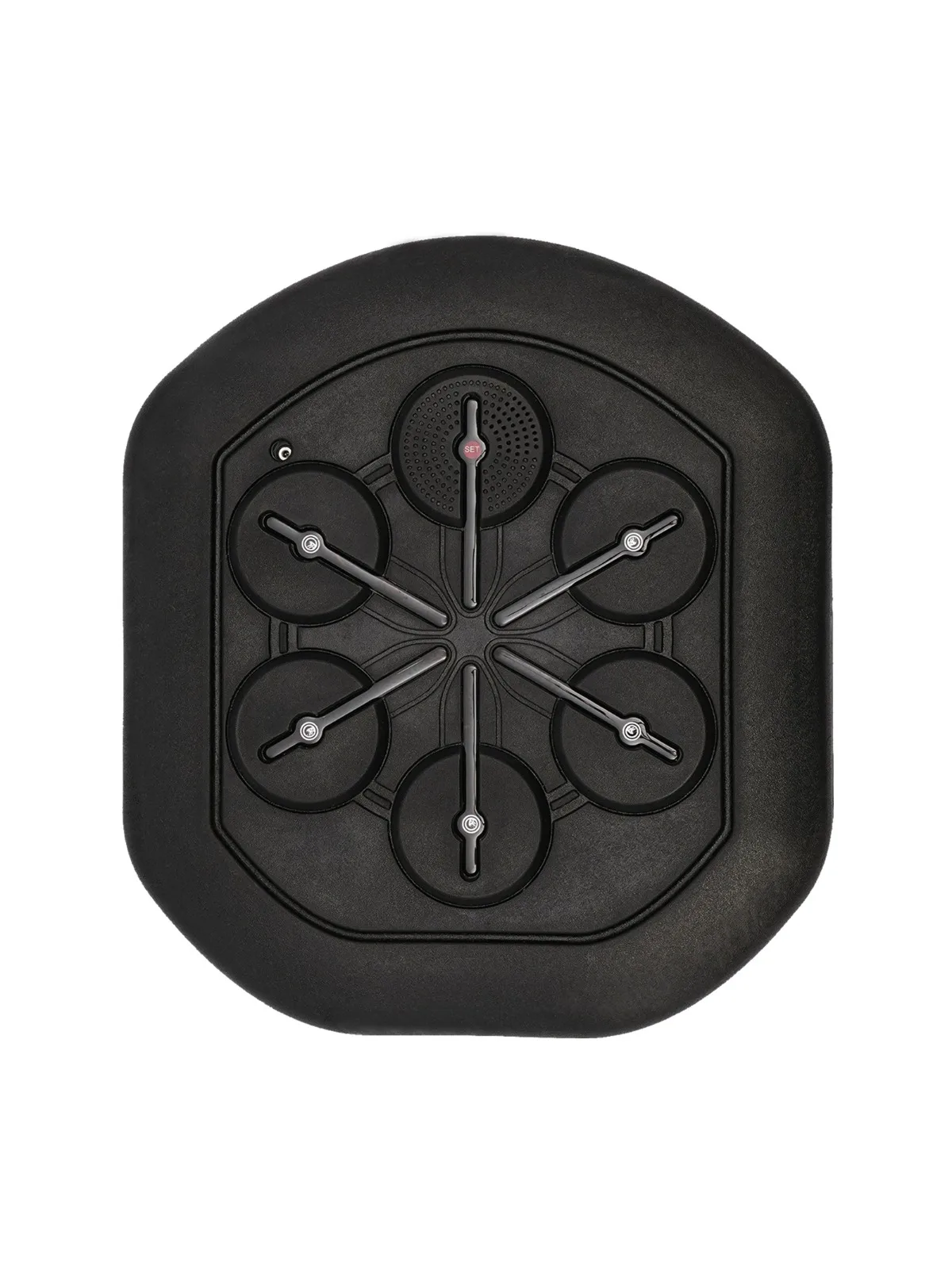 Machine de boxe musicale intelligente avec Bluetooth, équipement de poinçonnage d'entraînement de boxe à lumière LED mural avec gants pour salle de sport de chambre à coucher
