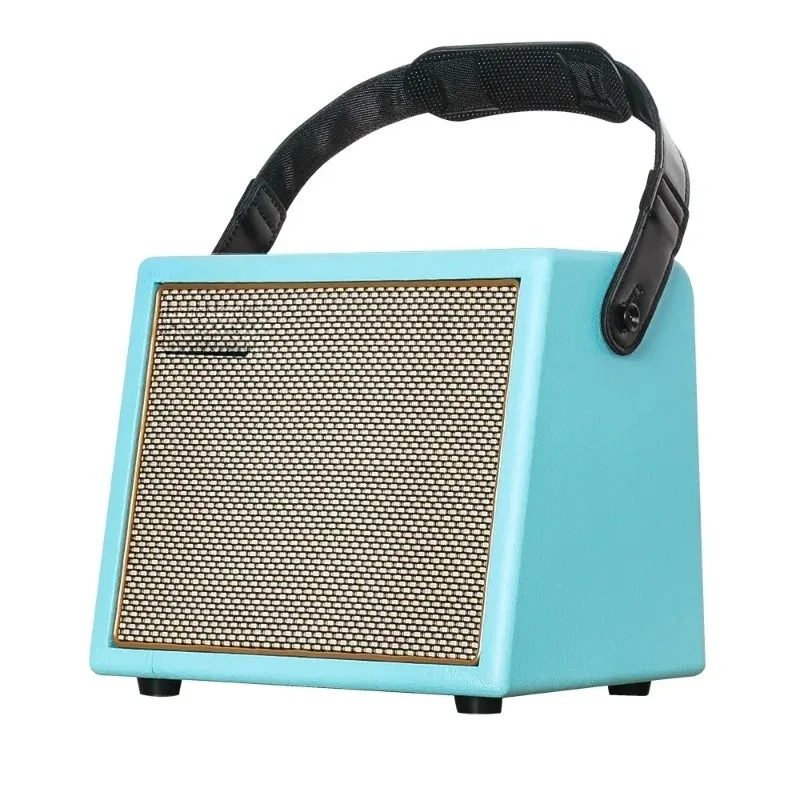 Guitar Amplifier Powered Acoustic ,  Reverb Chorus Effect Battery Rechargeable , Bluetooth Music Play, BP-MINI
