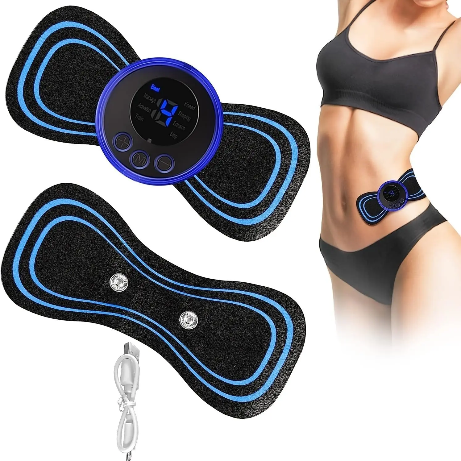 

Rechargeable EMS body massager Intelligent Machine for Full Body Pain Relief Multi Function Physiotherapy Instrument