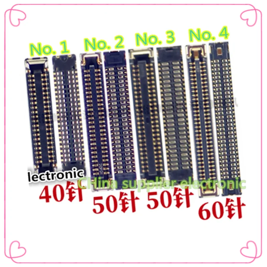 For Xiaomi 13 motherboard display screen inline seat 13ultra tail button cable 40pin 50pin 60pins multi-model universal