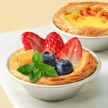 10件組可重複使用鋁合金蛋塔模具烘焙配件餅乾布丁模具月餅模具烘焙工具 10 最佳銷售 月餅壓模 - №10