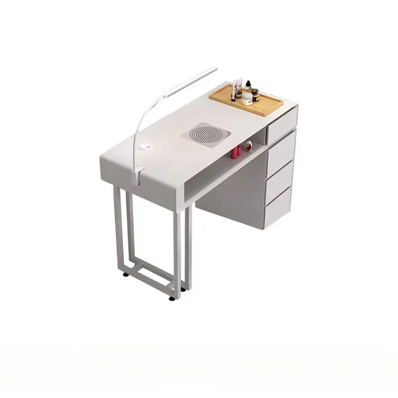 

Premium durable Professional Desk Beauty Nail Tables Drawer Tables Wood Living Room Salon Furniture