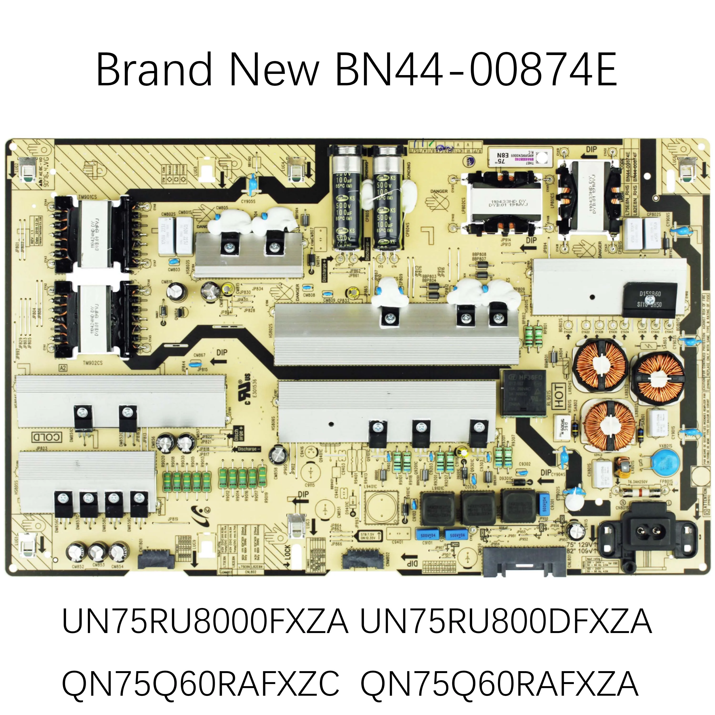 

Power Board BN44-00874E L75E8N_RHS is for UE75NU8005T UE75NU8002T UE75NU8000U UE75NU8000T QN75Q60RAFXZA QN75Q6DRAFXZA TV Parts