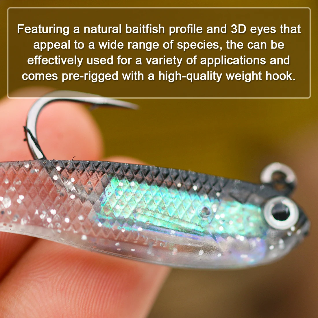 FishTrip Swimbait Jighead 7,5 cm 6,5g – Vinilo para Lucio en agua salada - imagen 2