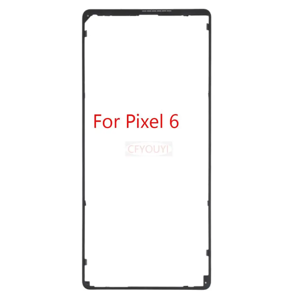 Per Google Pixel6 Pixel 6 Pro 6Pro 6A alloggiamento anteriore alloggiamento del telaio LCD piastra cornice alloggiamenti in plastica parte di