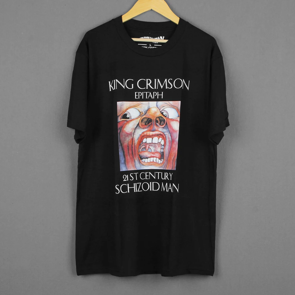 King Crimson T Shirt Men's Cotton Print Tee Summer Casual