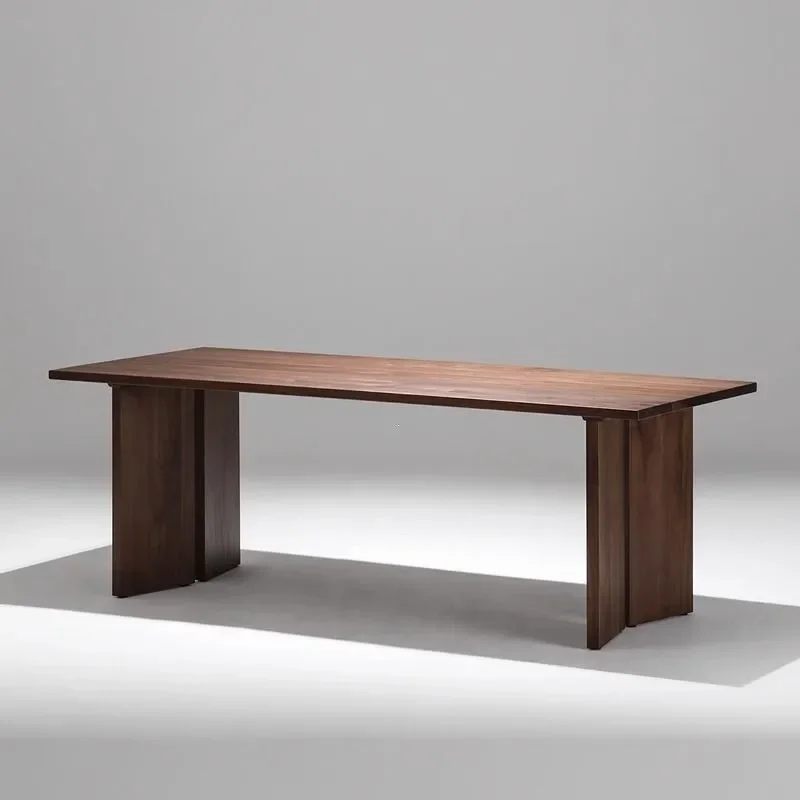 

TQH7.2 Nordic solid wood dining table tea table conference table log desk workbench long negotiation coffee solid