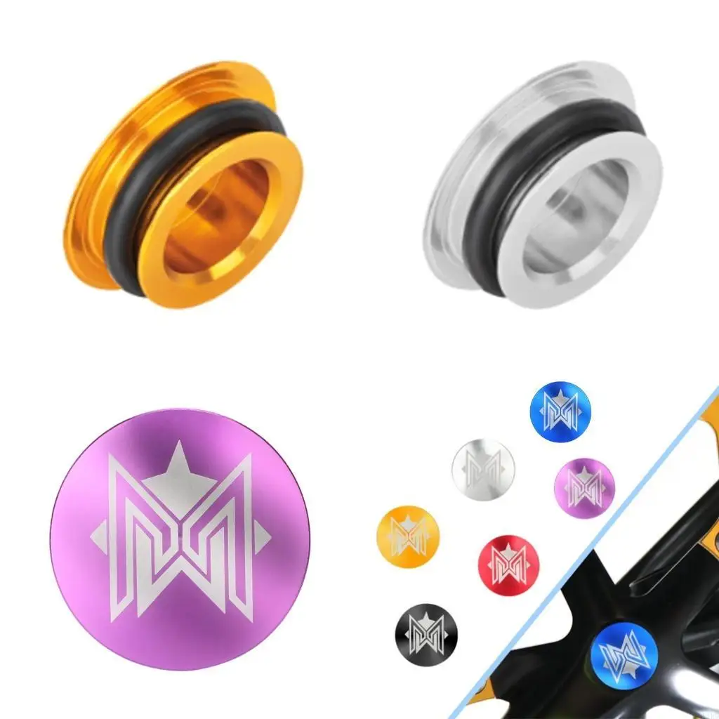 

K1KD Aluminum Alloys Bike Crank Dust Caps Road Bike Crankset Plug Waterproofs Dustproof Bicycles Crank Cover Enduring