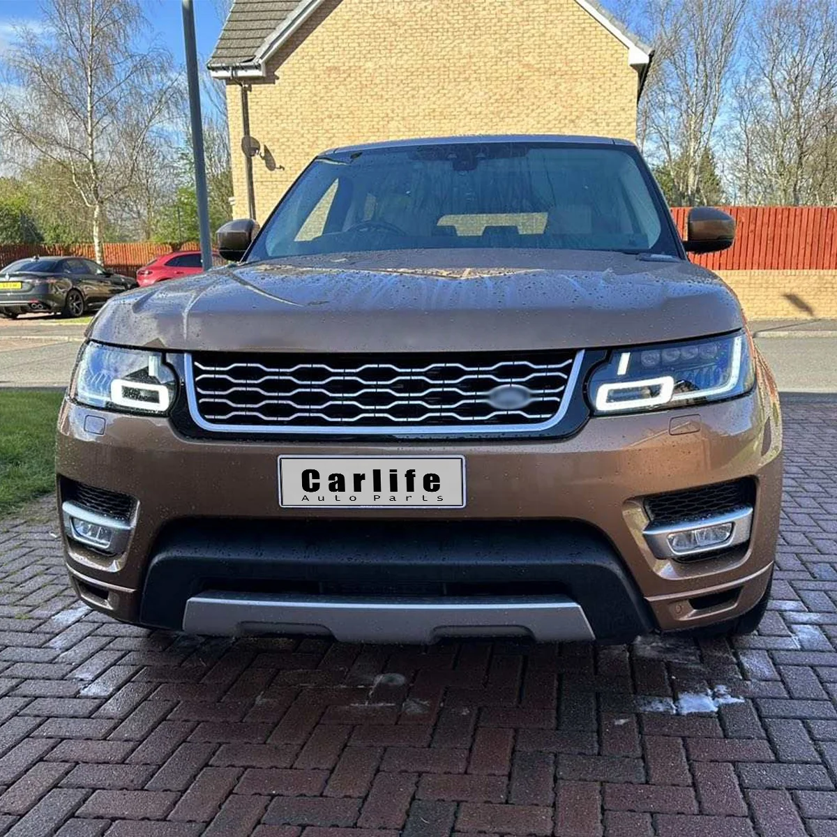 

Auto Lamps Front Lights Headlights Suitable for Range-rover-sport 2014 2015 2016 2017 Upgrade to 4lens LED Headlights
