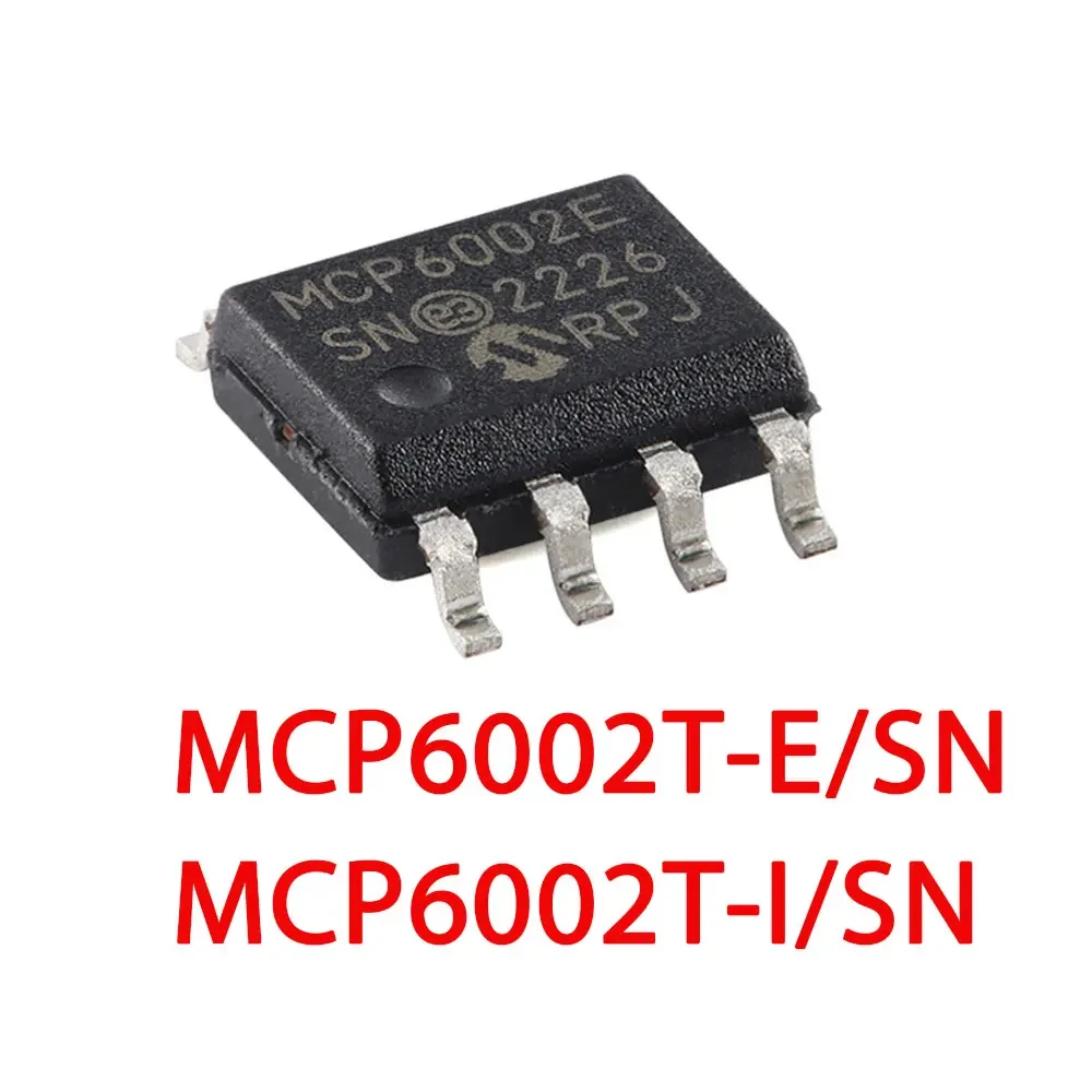 10PCS MCP6002T-E/SN MCP6002T-I/SN MCP6002E MCP6002I MCP6002T MCP6002 SOP-8 IC Chip