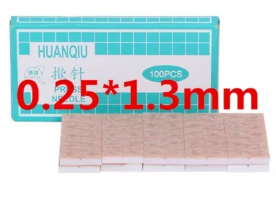 10 Boxes (1000pcs) Sterile Ear Press Needle Auricular Acupuncture Needle Intradermal Needle