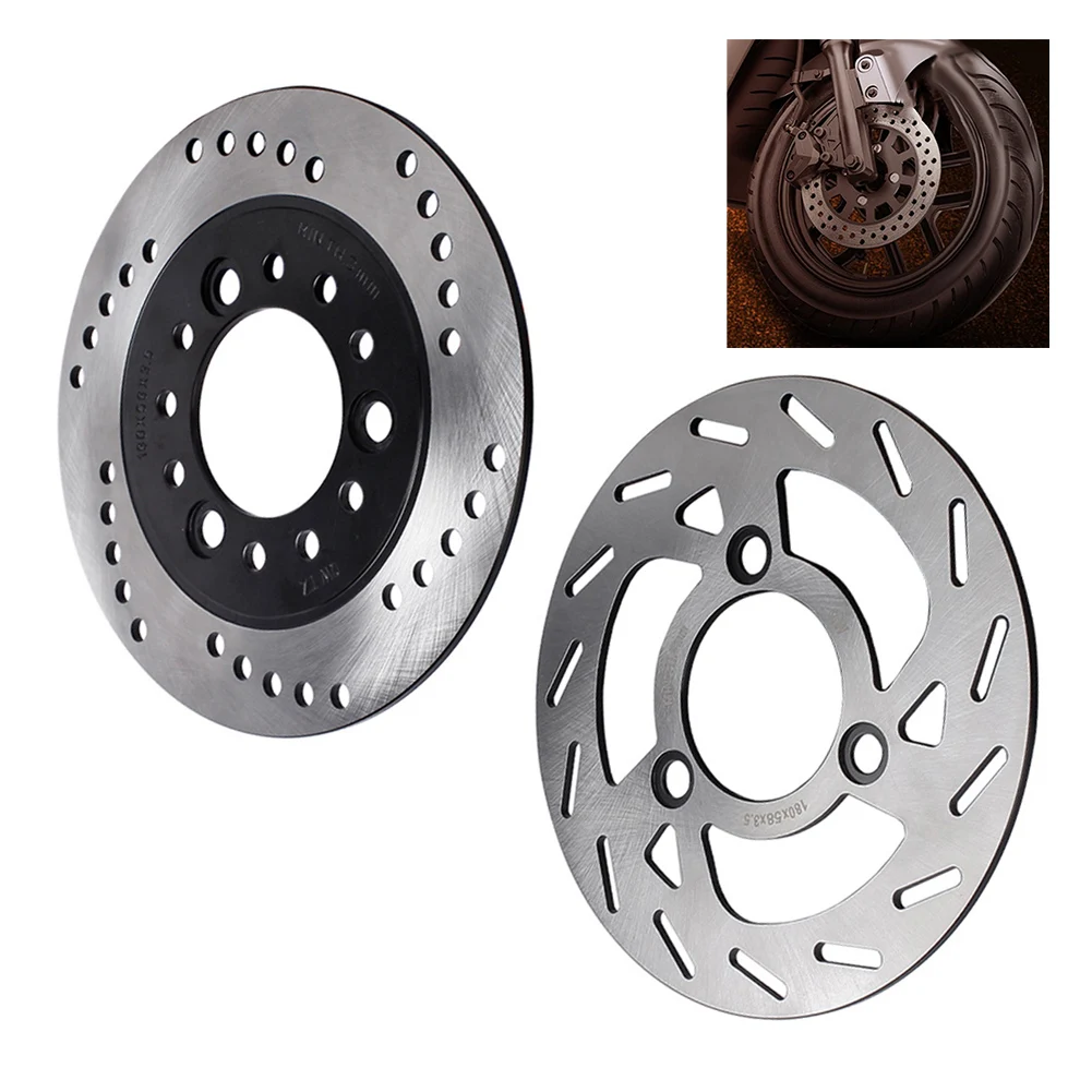 Electric Bicycle Disc Brake Rotor 180mm 3 Hole For Ebike Scooter Moped GY6 Scooter DR20 3mm ThickenedEbikeParts