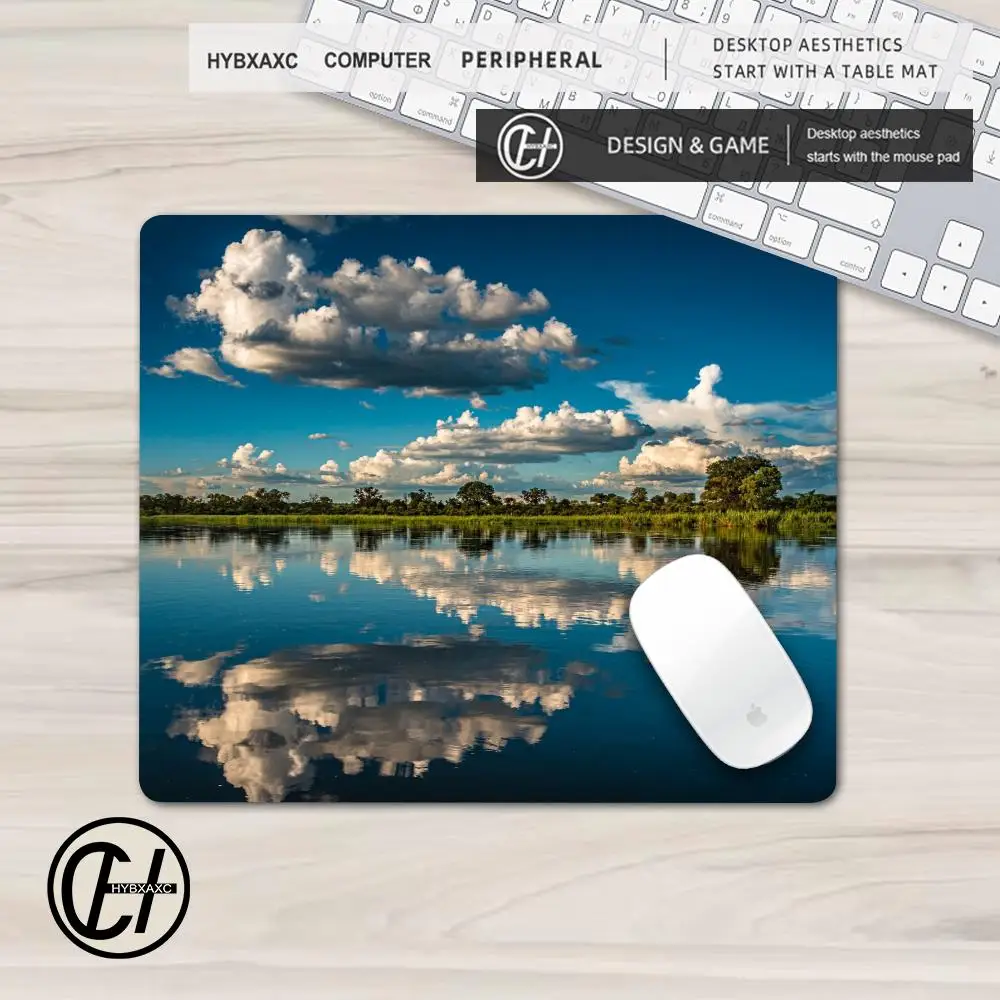 Nature Landscape New Computer Mouse Pad Lovely Gamer Natural Rubber Anti-slip Art Carpet Office Decoration MousePad