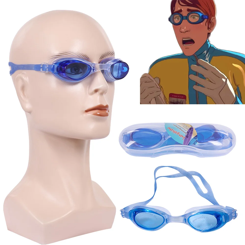 

Костюм для косплея Waterboy из игры Disguise Game: синие очки для плавания, аксессуары для костюма, реквизит для Хэллоуина и карнавала