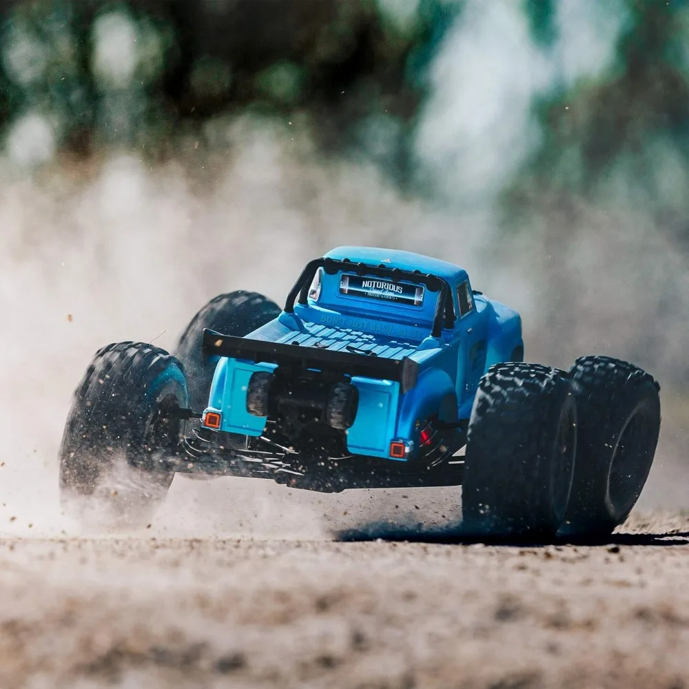 1/8 Notorious 6S V5 4WD BLX Stunt RC truk dengan Spektrum Firma RTR (pemancar dan penerima termasuk, baterai)