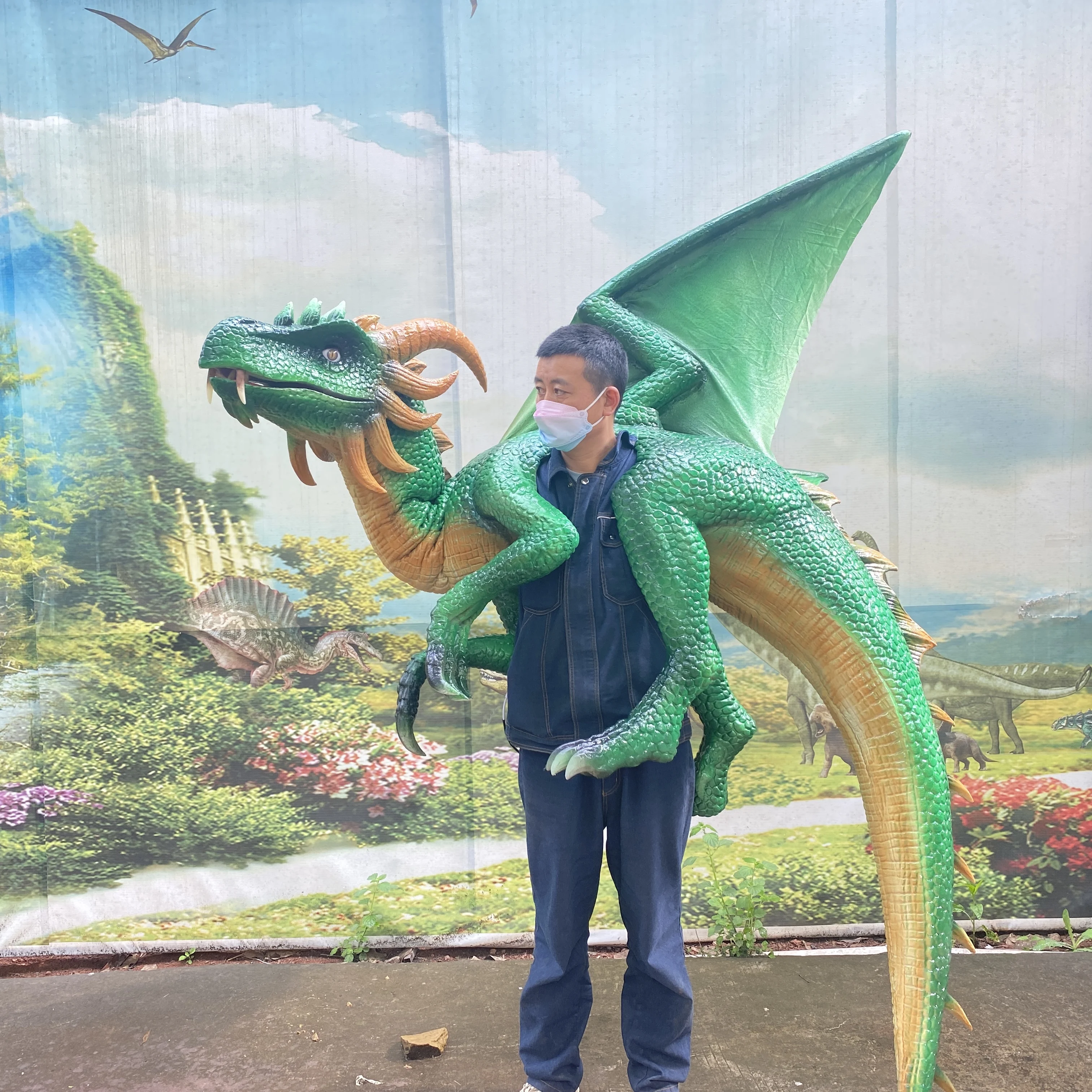 Wholesale Realistic Animatronic Dinosaur Hand Puppet
