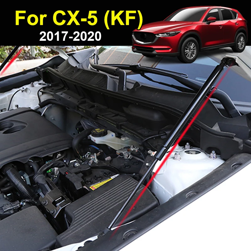 マツダCX-5,cx5,kf 2017,2018,2019,2020,2021用油圧フードロッド,エンジンリフトサポート,ガススプリング,ダンパーアクセサリー