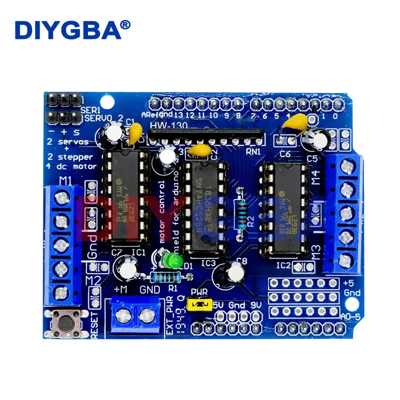 10pcs L293D L293 H-Bridge Motor Shield Stepper Driver Board Control Module Motor Drive Expansion Board